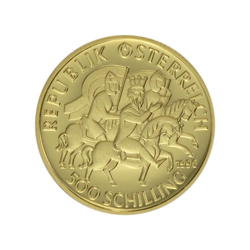 Österreich 500 Sh. Gold, 1996, Heinrich II.