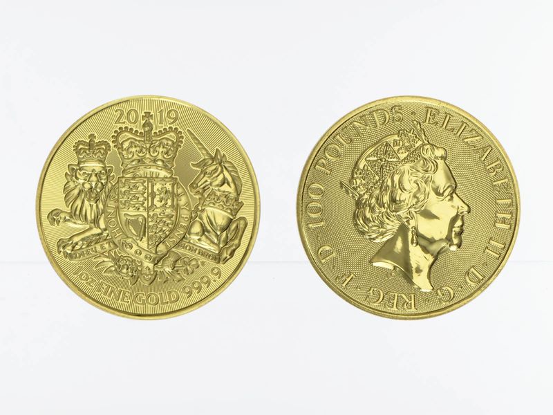 100 $ Royal Arms, 1 Unze  2019