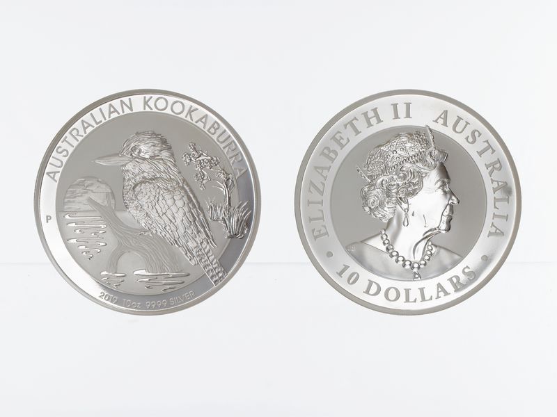 Australien 10$ Kookaburra 2019, 10 oz  Silber