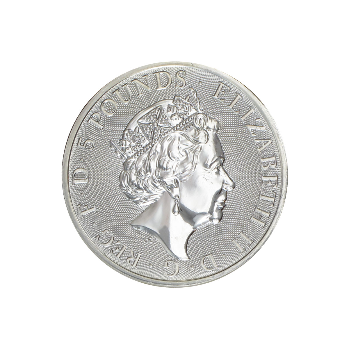 GB 5 Pfd.Queens Beasts White Lion 2020, 2oz