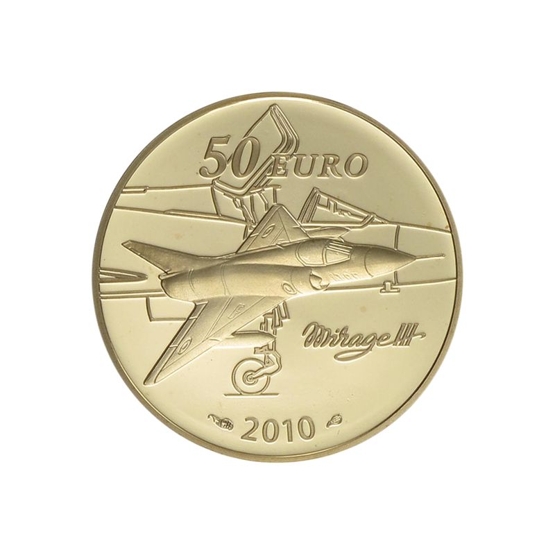 Frankreich 50 Euro Gold, 2010, Marcel Dassault