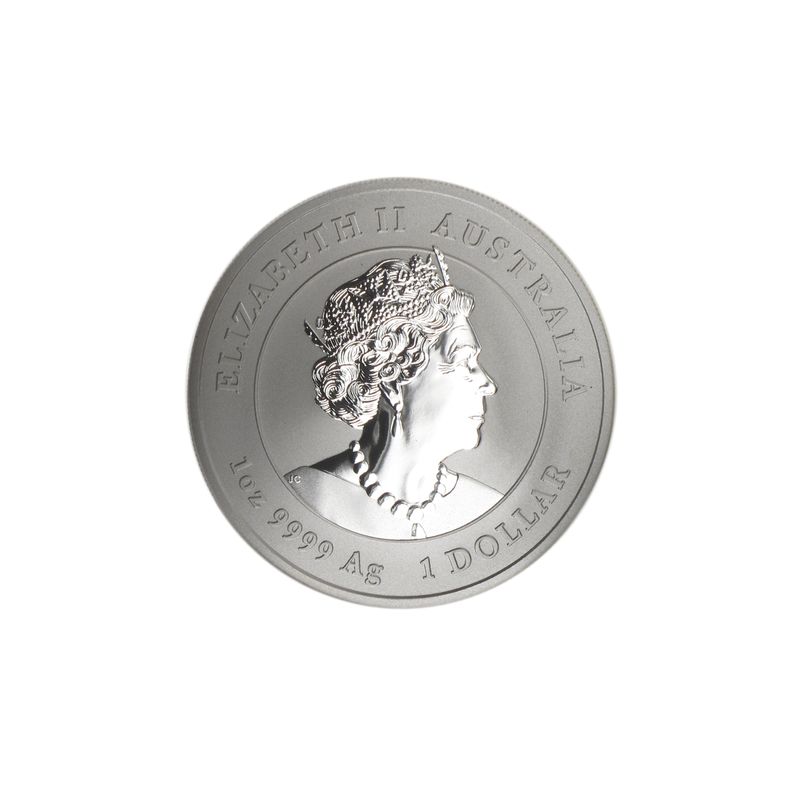 Australien 1$ Tiger Lunar III 2022 coloriert, 1 oz  Silber