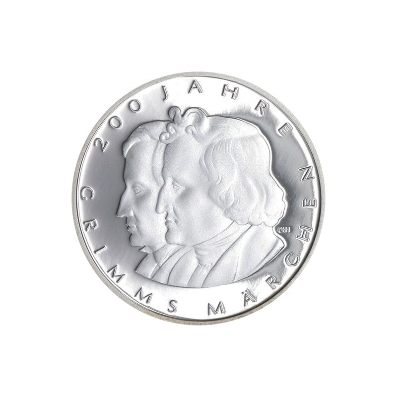 Brüder Grimm 10 € Silber 2012, PP