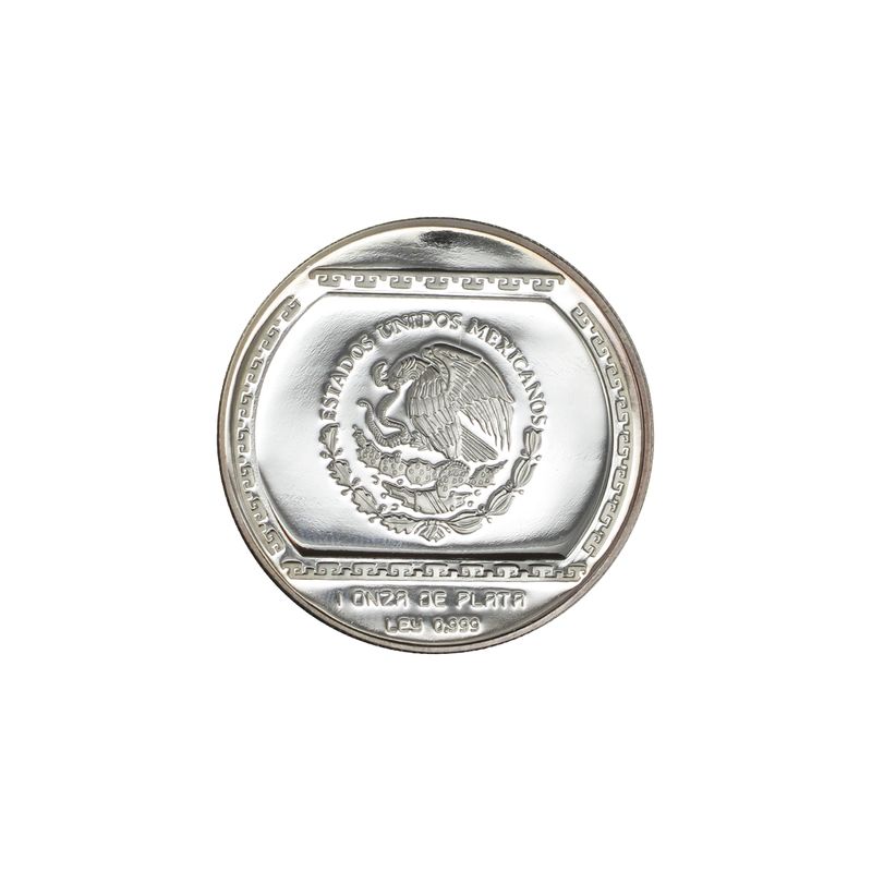 Mexiko Veracruz, El Tajín 1993, 5 Pesos Silber, PP