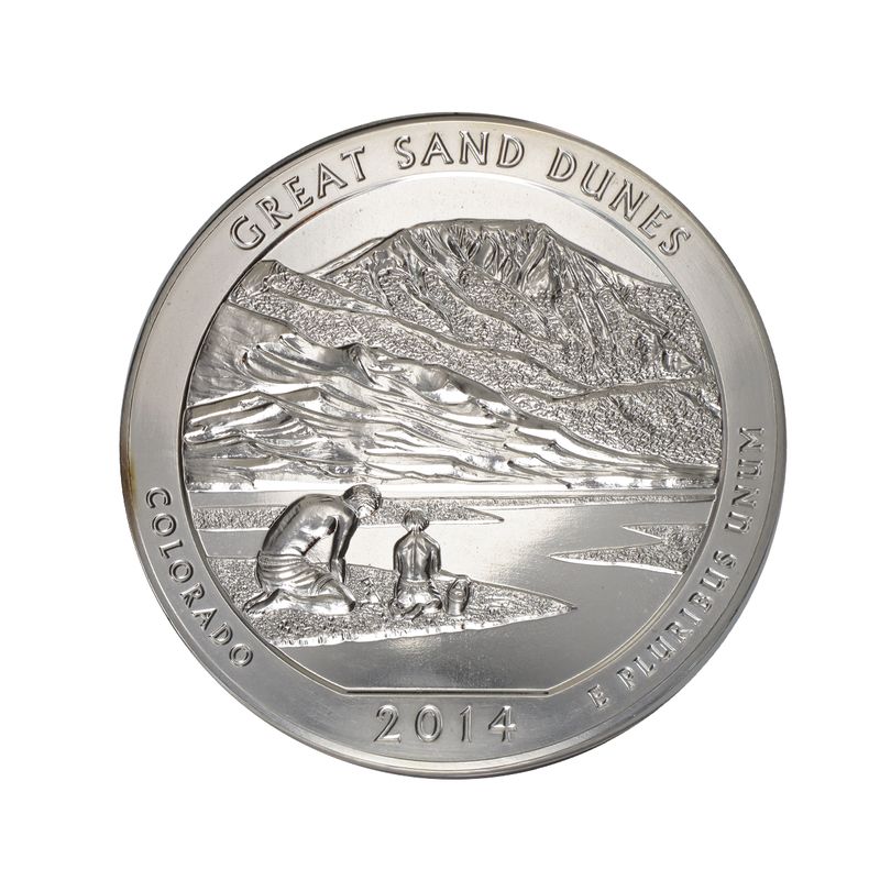 USA 1/4 $ American the Beautiful 2014, Colorado 5 oz