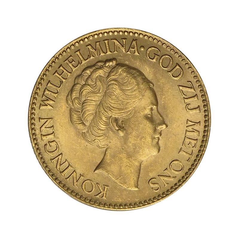 Niederlande 10 Gulden Gold Königin Wilhelmina I. 1932