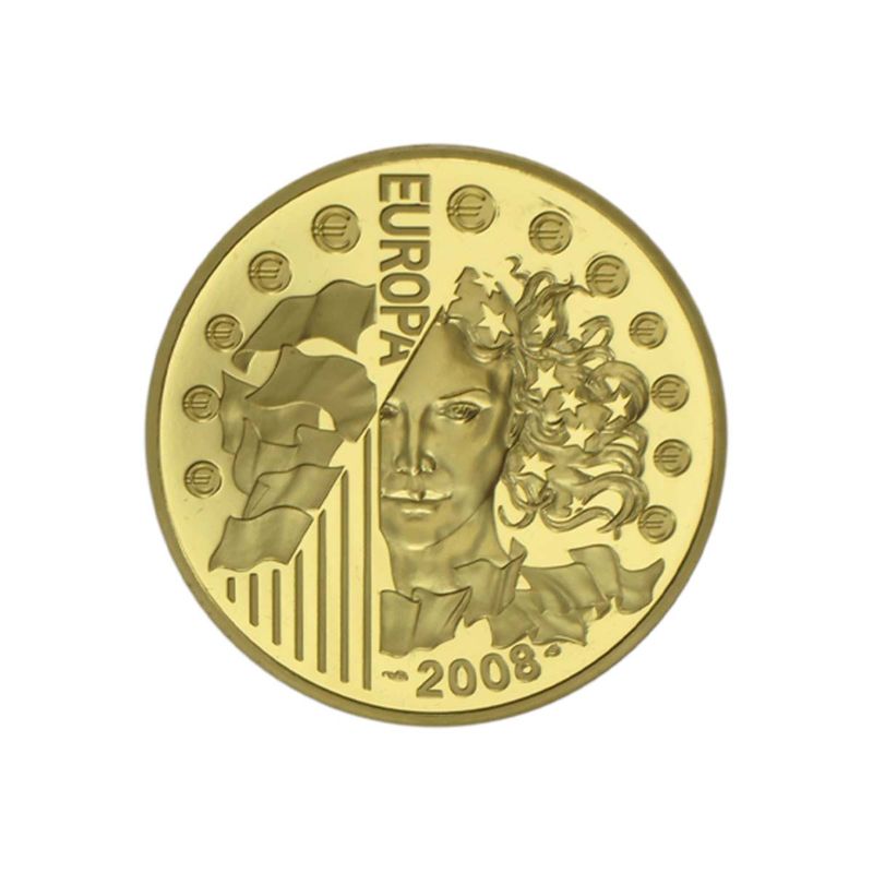 Frankreich 50 Euro Gold, 2008, Europa EU-Präsident
