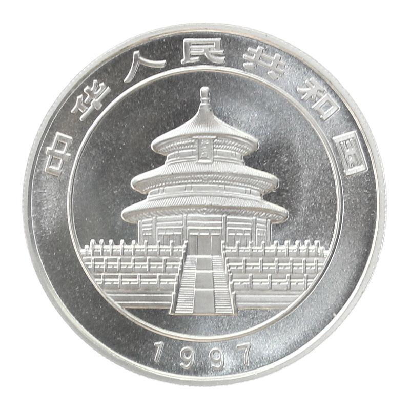 China 10 Yu Panda  1997 (Typ 1), 1 oz  Silber