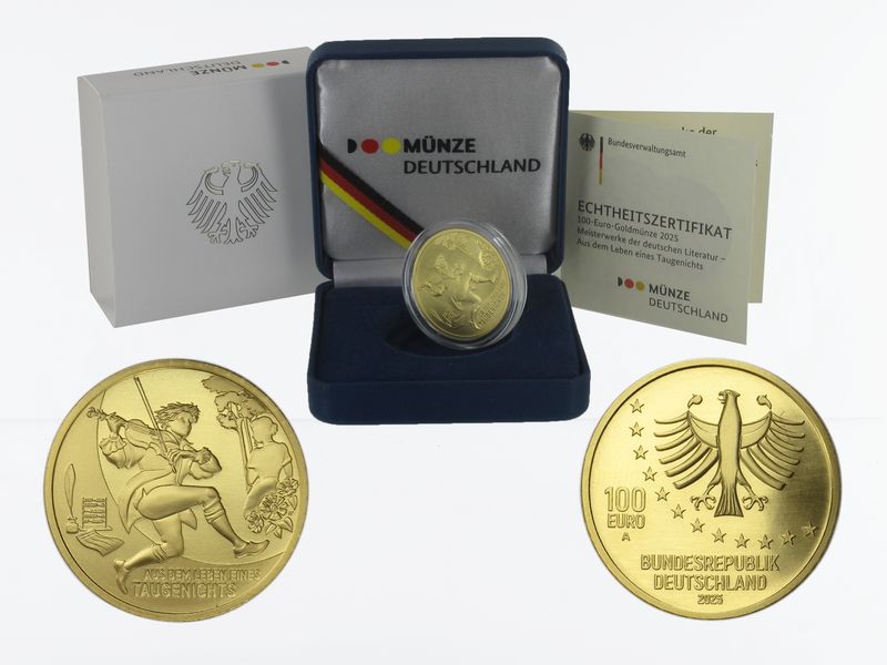 BRD 100 Euro Gold, 2025, Eichendorff G, (B+C+U)