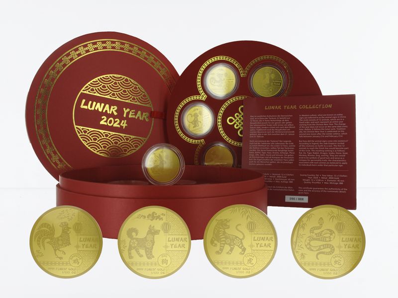 Fidschi Lunar Year Collection 2024, 12 Münzen (B+C)