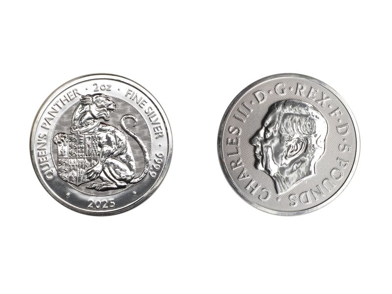 GB 5 Pfd. Royal Tudor Beasts Queens Panther 2025, 2oz
