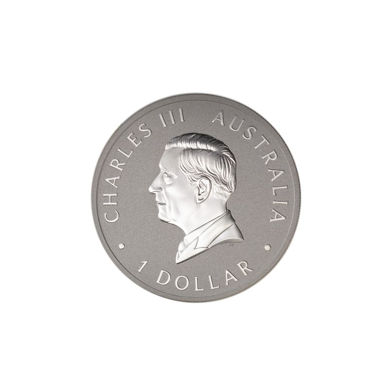 Australien 1$ Kookaburra 2024, 1 oz  Silber
