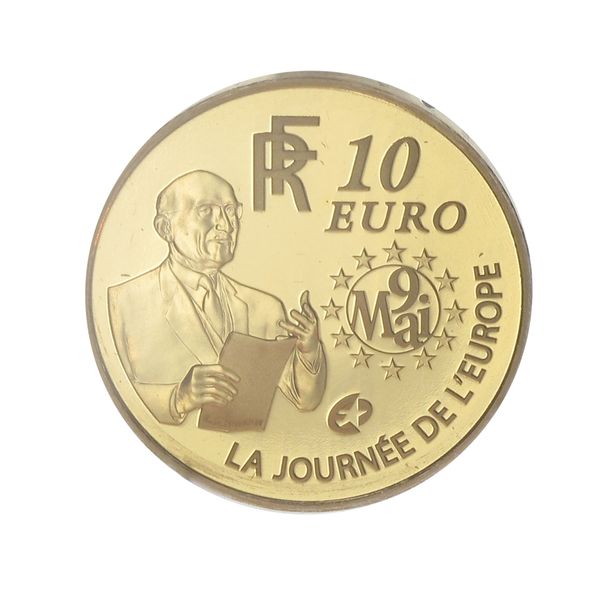 Frankreich 10 Euro Gold, 2006,  Europa  R. Schumann