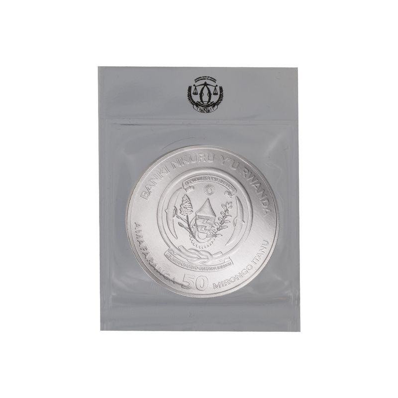 Rwanda 50 R  Ratte 2020, Folie 1 Unze