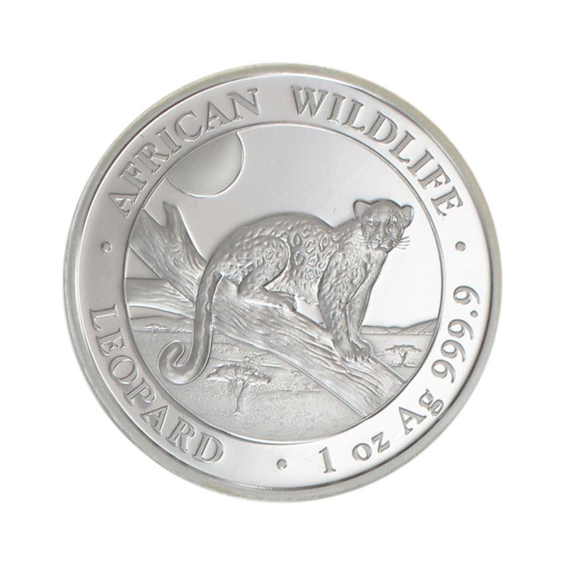 Somalia 100 Sh. Leopard  2021, 1 Unze