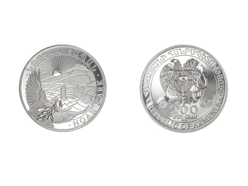 Armenien 200 D. Arche Noah 2016, Tube,  20 x 1/2 Unze