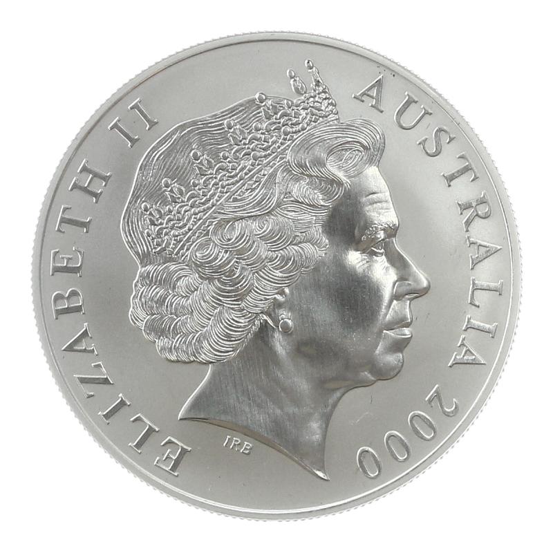 Australien 1$ Känguru 2000, 1 oz  Silber