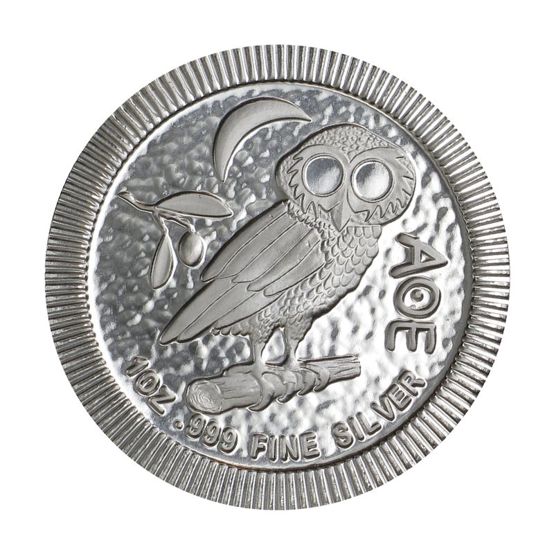 Niue 2 $  Eule von Athen  2020, 1 Unze