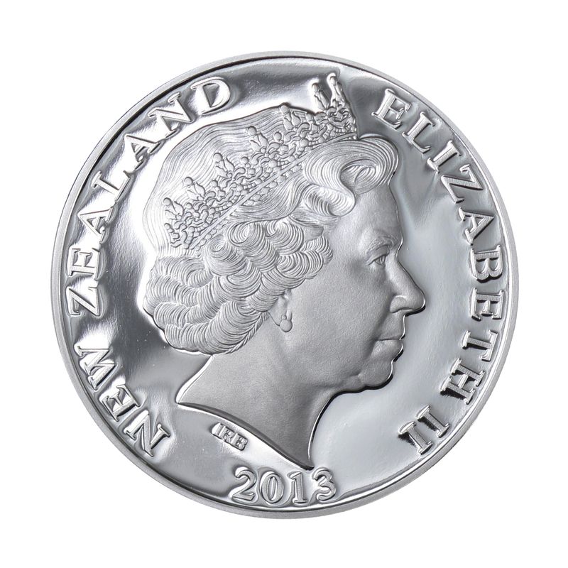 Neuseeland 1$ Kiwi 2013, 1 oz  Silber proof (B+C)