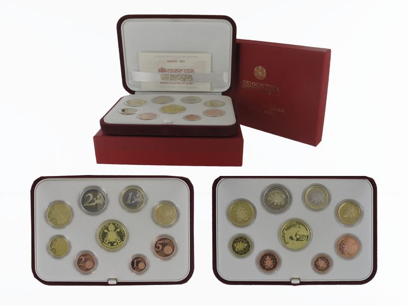 Vatikan original KMS, 2021 PP, PP + Goldmünze