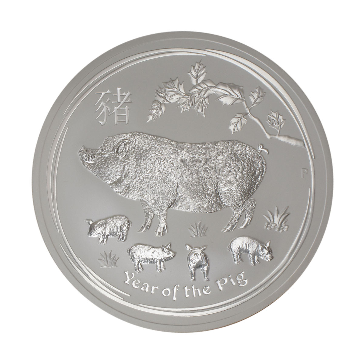Australien 10$ Schwein Lunar II  2019, 10 oz  Silber