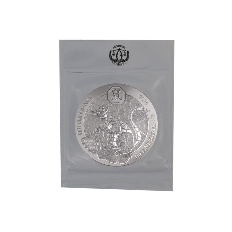 Rwanda 50 R  Ratte 2020, Folie 1 Unze