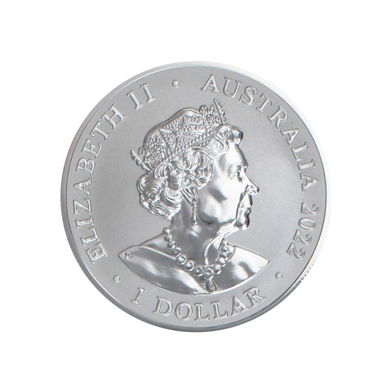 Australien 1$ Dolphin Dusky 2022, 1 oz  Silber