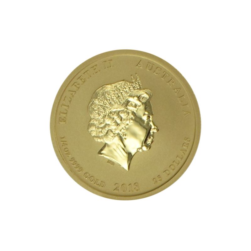 Australien 25$ Lunar II  Hund, 1/4 Unze  2018