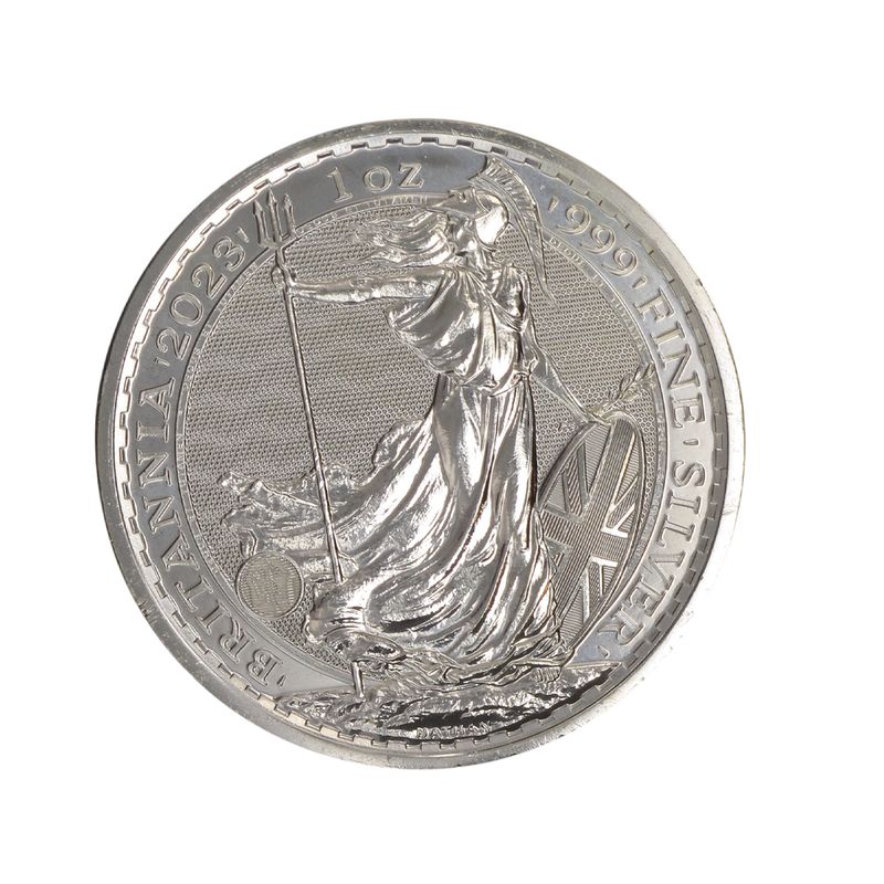 GB 2 Pfd. Silber Britannia 2023 Charles III., 1 oz