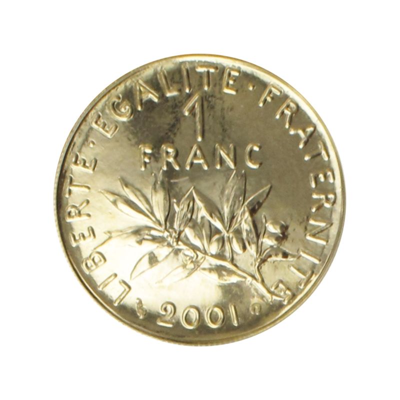 Frankreich 1 Fr Abschieds-Franc 2001