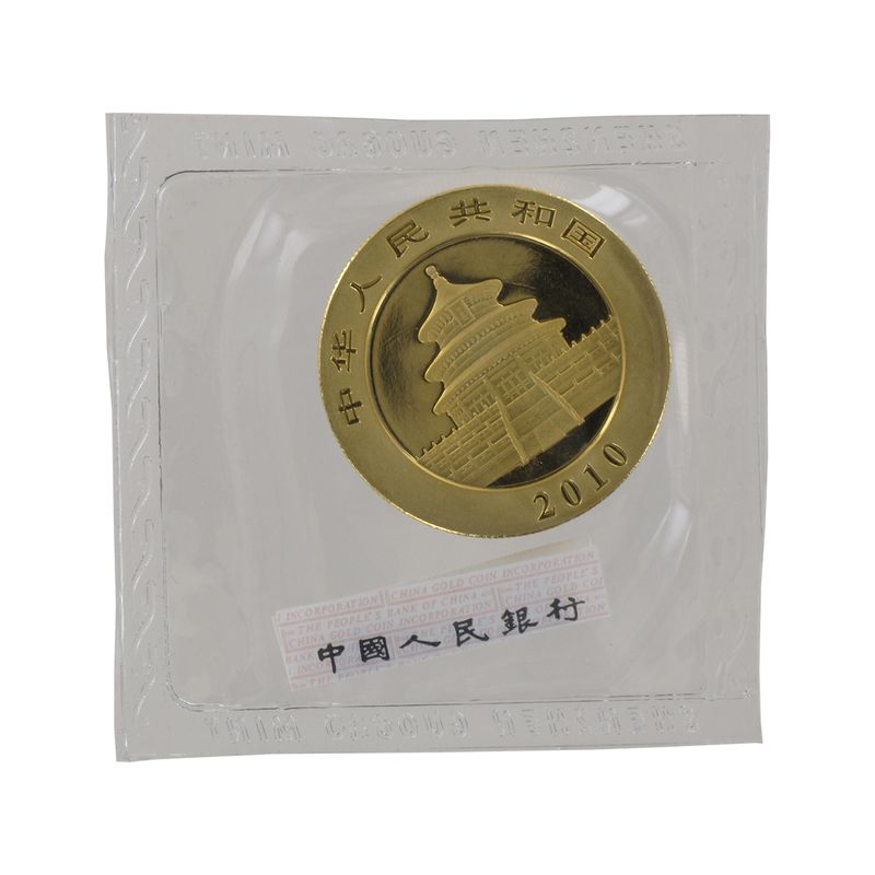 China 500 Yu  Panda 2010 Folie, 1 Unze Feingold