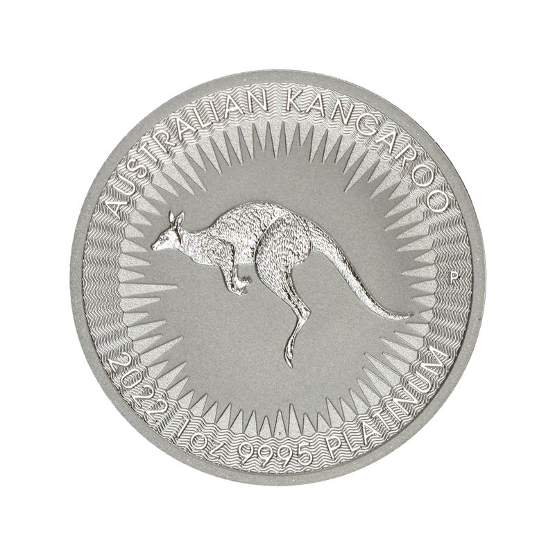 Australien 100 $ Platin  Känguru, 1 Unze  2022