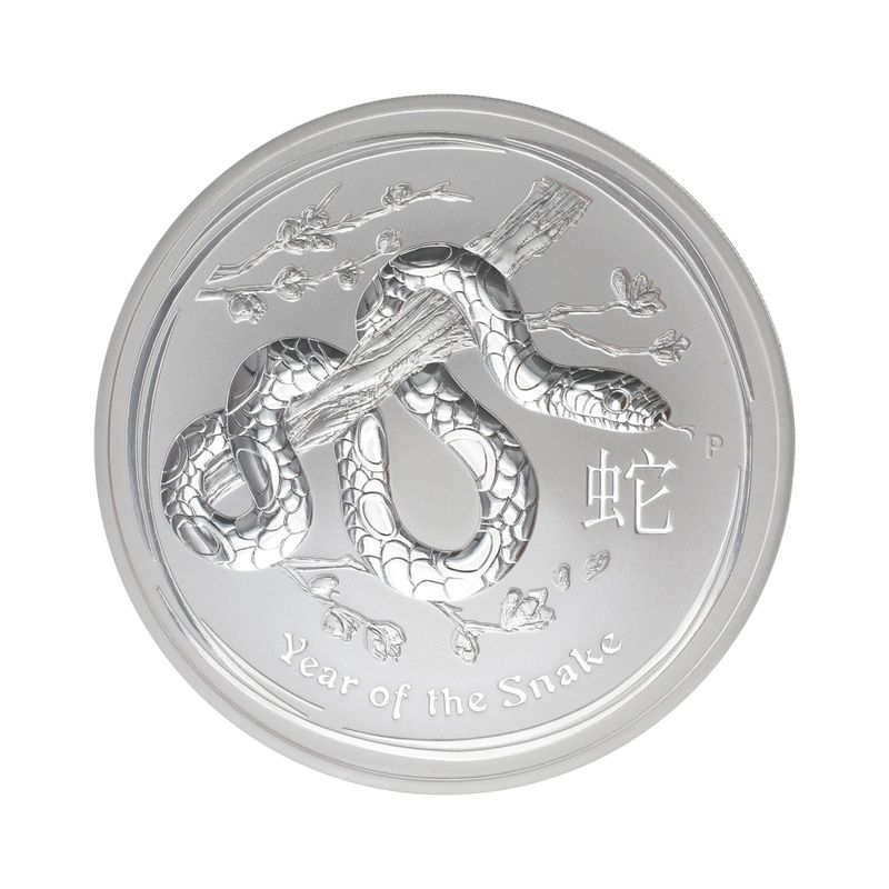 Australien 10$ Schlange Lunar II  2013, 10 oz  Silber