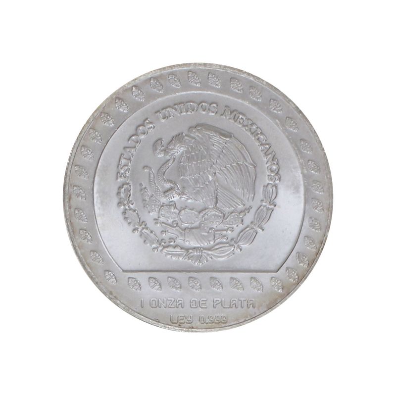 Mexiko Azteken, Adlerkrieger 1992, 100 Pesos Silber Mexiko Azteken, Adlerkrieger 1992, 100 Pesos Silber