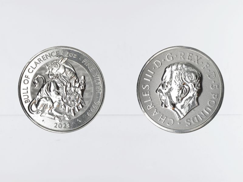 GB 5 Pfd. Royal Tudor Beasts Bull of Clarence 2023, 2oz