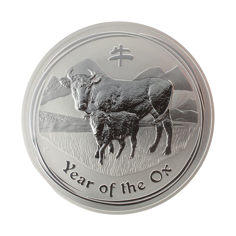 Australien 30 $ Ochse Lunar II  2009, 1 Kilo Kg  Silber