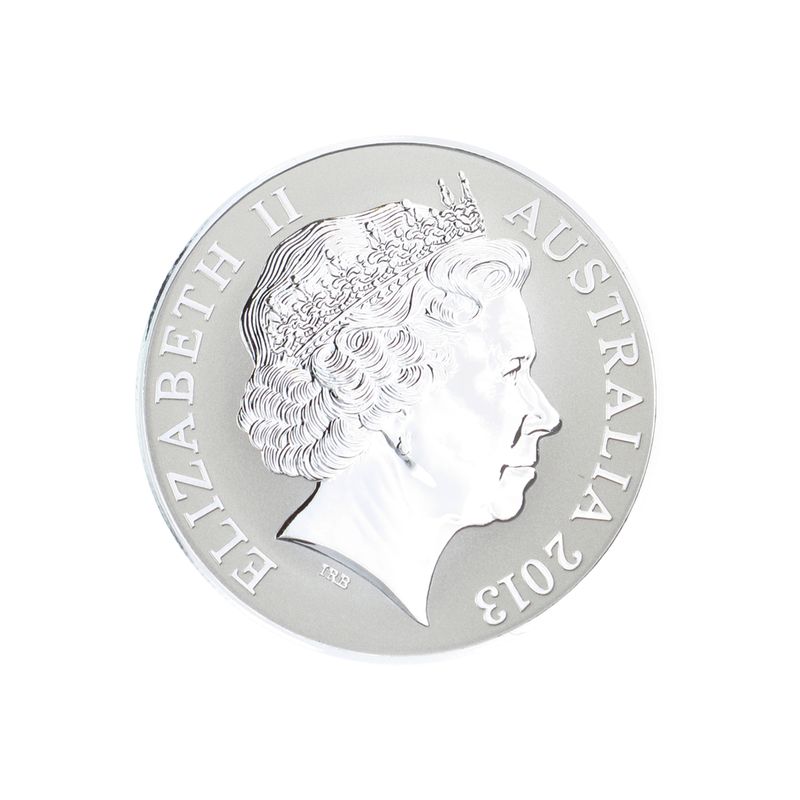 Australien 1$ Saltwater Crocodile (RAM), Bindi 2013, 1 oz  Silber