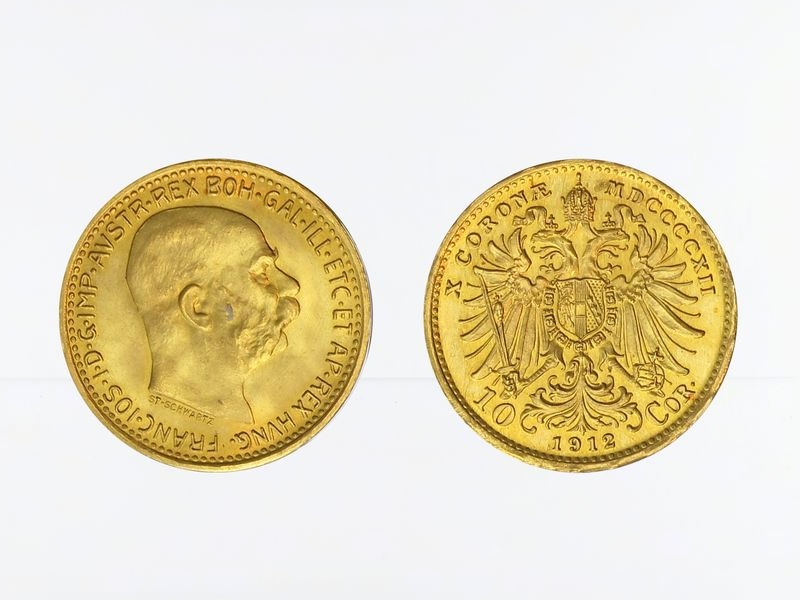 Österreich 10  Kronen 1912 (St. Schwartz)