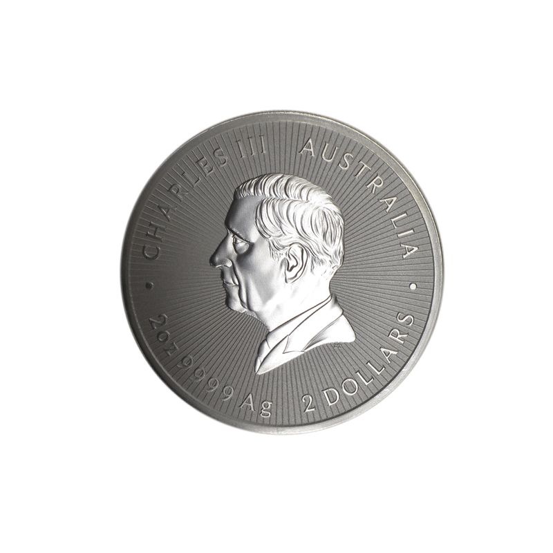 Australien 2$ Next Generation Emu 2024, 2 oz  Silber