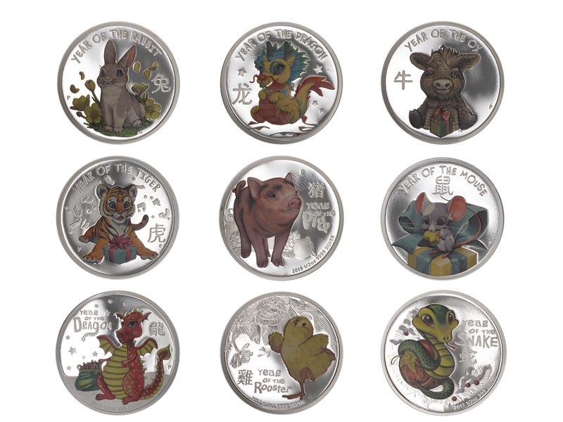 Tuvalu,  Lunar 2012-2024 Collection., PP (B+C) Tuvalu,  Lunar 2012-2024 Collection., PP (B+C)