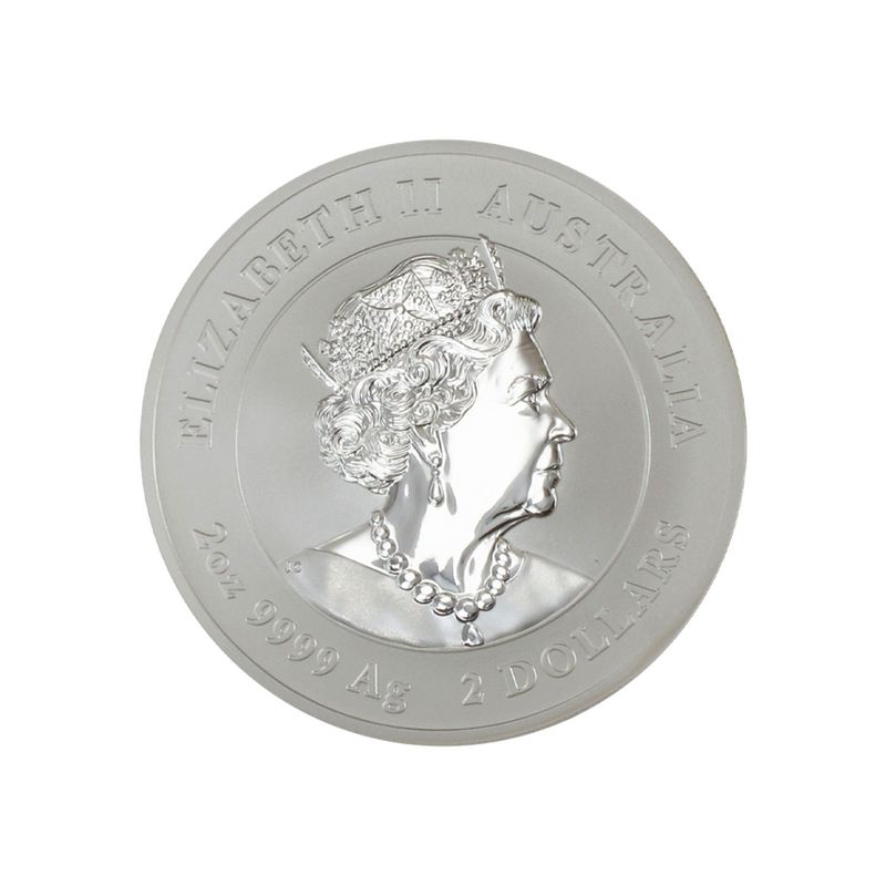 Australien 2$ Tiger Lunar III  2022, 2 oz  Silber