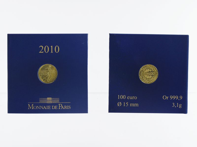 Frankreich 100 Euro Gold, 2010, Marianne