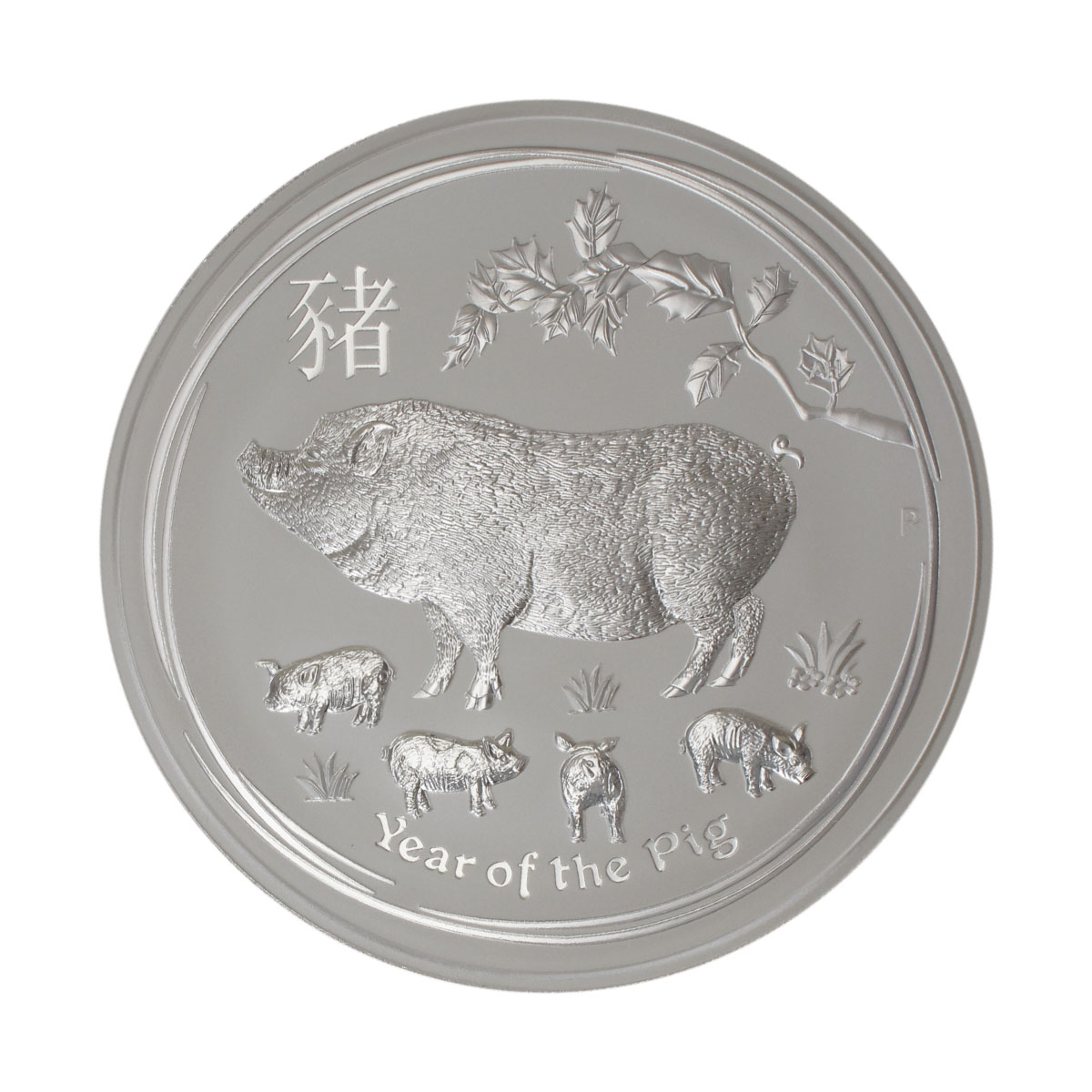 Australien 30 $ Schwein Lunar II  2019, 1 Kilo  Silber