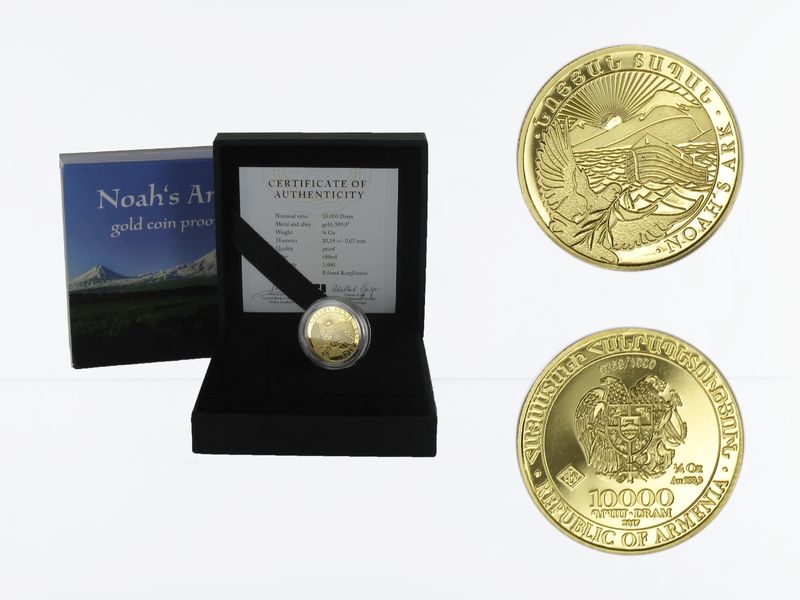 Armenien  1/4 Unze  Arche Noah 2017, PP