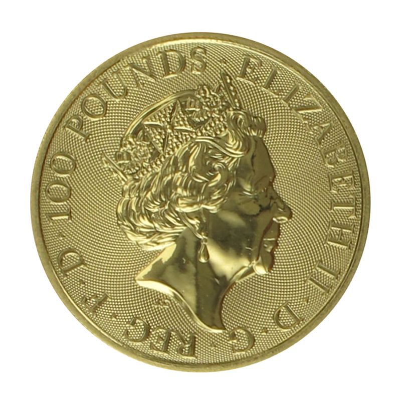 100 £ Royal Tudor Beasts 2022, Lion of England 