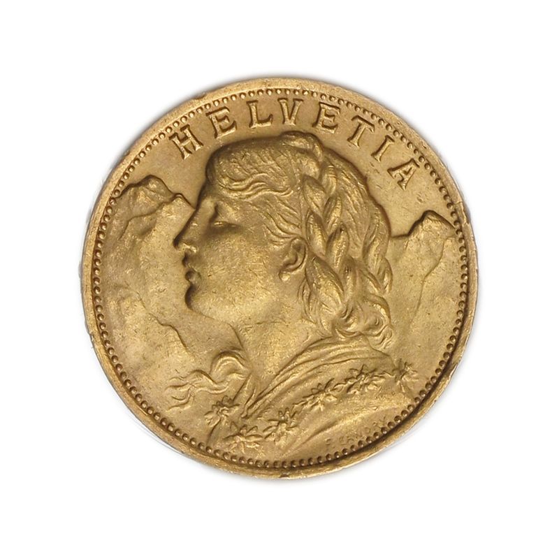 Schweiz 20 Franken Vreneli Goldmünze 1927