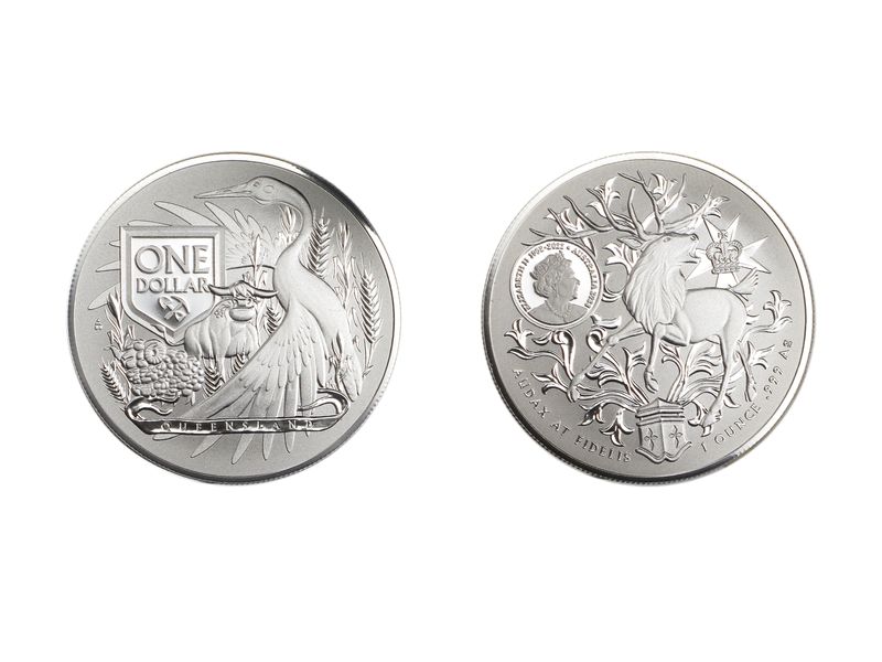 Australien 1$ Coat of Arms 2023, 1 oz  Silber
