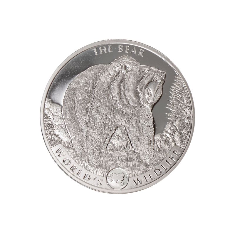 Congo Worlds Wildlife Bear 2022 , Silber