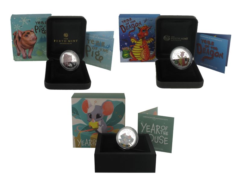 Tuvalu,  Lunar 2012-2024 Collection., PP (B+C) Tuvalu,  Lunar 2012-2024 Collection., PP (B+C)