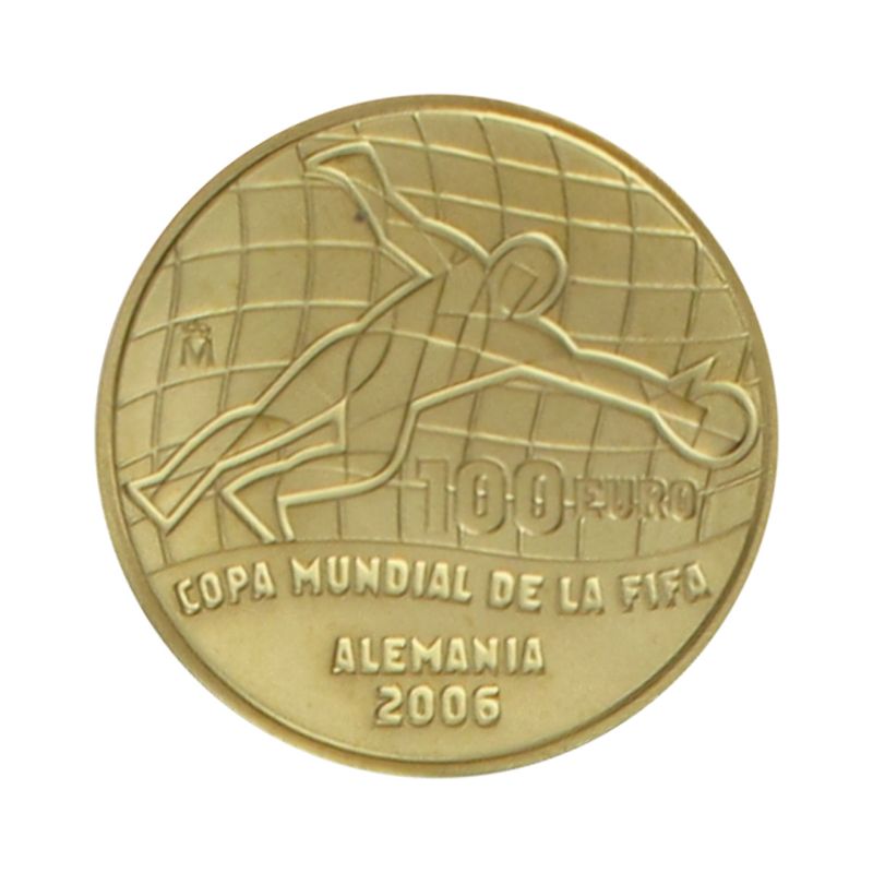 Spanien 100 Euro Gold, 2004, Fußball WM 2006